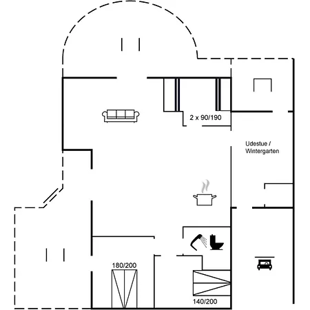 Ferienhaus Ephra - 150m From The Sea By Interhome Binderup Strand